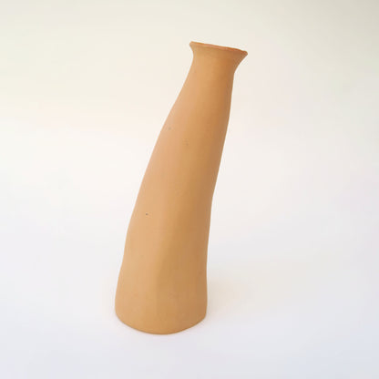 Vase natur/schwarz 05
